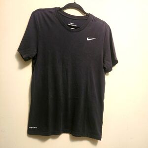 Nike Dri Fit Tee Mens Sz S Black Short Sleeve Athletic
